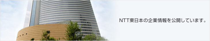 NTT東日本の企業情報を公開しています。