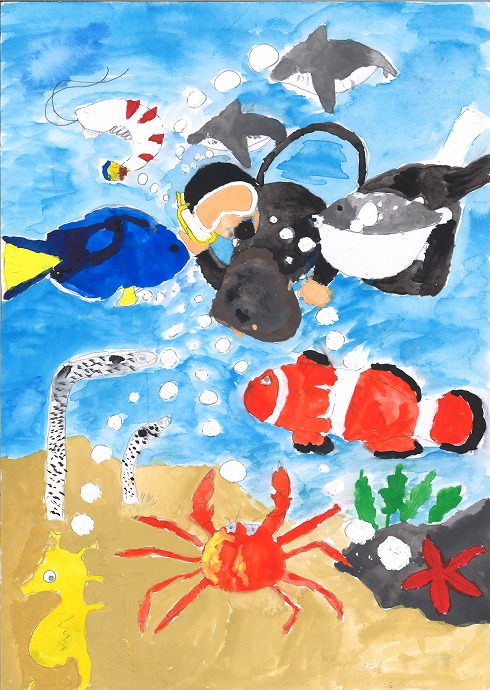 海魚と電話