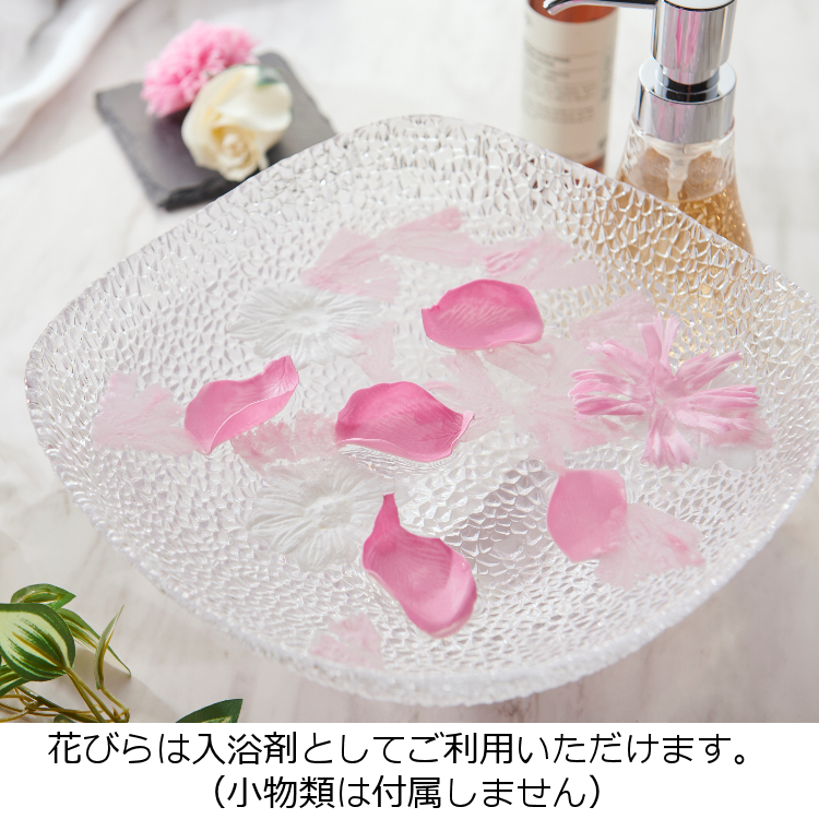 フローラルバスボックス プリザーブドフラワー オリジナル箔押し手提げ袋付き 祝電 電報申込サイトd Mail Ntt東日本