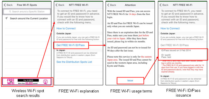 Navitime Japan To Launch Free Wi Fi Hotspot Locator Within English Language Travel App For Japan News Releases Corporate Information Ntt East