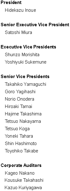 NEW BOARD OF DIRECTORS