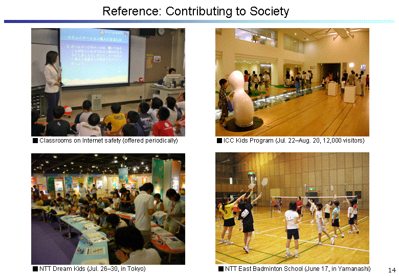 Reference: Contributing to Society